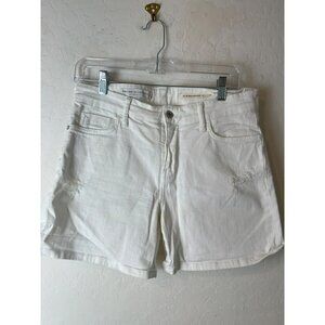 Women Pilcro and the Letterpress Slim Boyfriend Sz 28 Jean Shorts With Distressi